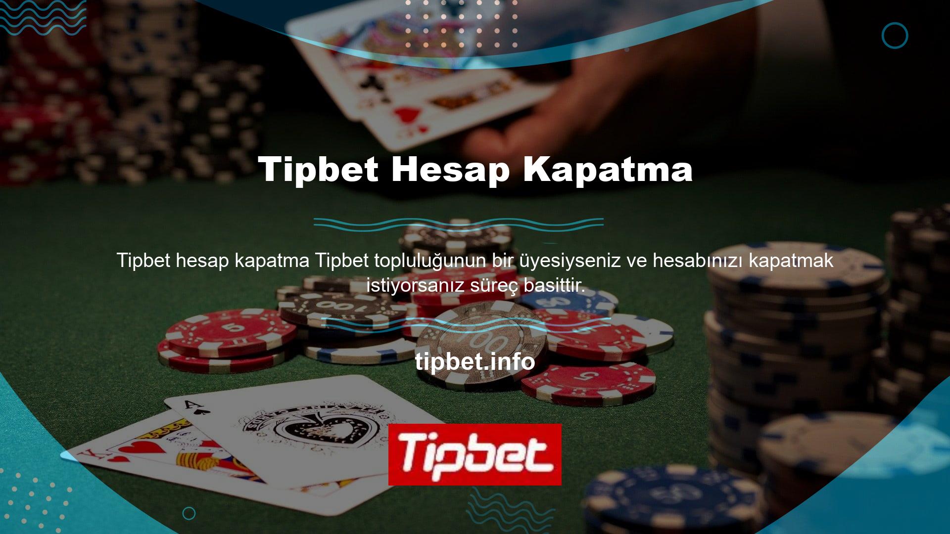 En saygın yasa dışı rezervasyon yapanlar bile aboneliklerini iptal etmeye çalışırken zorluklarla karşılaşıyor ancak Tipbet bu konuda bir istisna olarak öne çıkıyor
